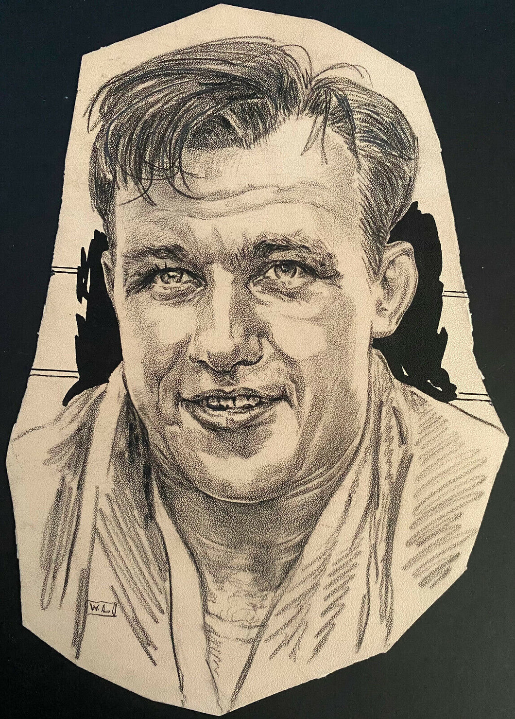 1930 Jack Sharkey Heavyweight Boxing Champ Original Newspaper Illustration Art