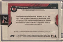 Load image into Gallery viewer, 2020 Topps Now NL CY Young Award Winner Trevor Bauer Signed Auto Card 18/25 MLB
