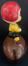 Load image into Gallery viewer, 1960s Vintage Football Bobblehead China Piggybank
