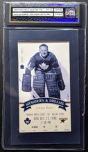 Load image into Gallery viewer, 1998 Maple Leaf Gardens Final Season NHL Ticket Johnny Bower Leafs vs Stars
