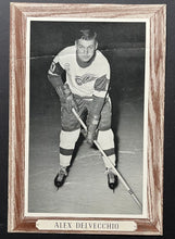 Load image into Gallery viewer, 1950-64 Beehive Group 3 Alex Delvecchio Hockey Photo Vintage Original NHL

