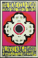 1969 The Move Cold Blood Albert King Fillmore West Handbill Postcard Vintage
