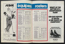 Load image into Gallery viewer, 1973 Memorial Cup Hockey Program Montreal Toronto Marlboros vs Quebec Ramparts
