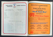 Load image into Gallery viewer, 1978 Edmonton Oilers vs Czechoslovakian All-Stars Vintage WHA Hockey Program
