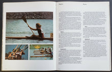 Load image into Gallery viewer, 1976 Montreal Summer Game XXII Olympics Program - Canoeing &amp; Kayaking Vintage
