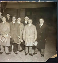 Load image into Gallery viewer, 1928 Type 1 Press Photo Montreal Canadiens Waiting To Board Train NHL Hockey
