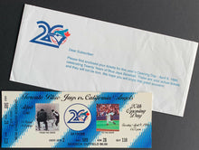 Load image into Gallery viewer, 1996 Toronto Blue Jays 20th Anniversary Season Opening Day Full Ticket + Mailer
