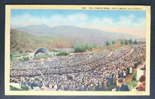 Load image into Gallery viewer, 1930&#39;s Hollywood Bowl California Music Concerts Unposted Postcard  Vintage
