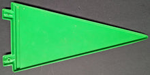Load image into Gallery viewer, 1960s Saskatchewan Rough Riders Plastic Mini Pennants CFL Canadian Football
