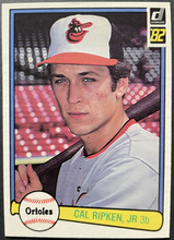 Load image into Gallery viewer, 1982 Donruss #405 Cal Ripken Rookie Card RC Baseball Baltimore Orioles MLB
