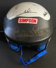 Load image into Gallery viewer, Autographed Simpson Racing Helmet Signed x25 Nascar Legends Petty Andretti

