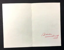 Load image into Gallery viewer, 1974 Bobby Hull Signed Christmas Card Vintage NHL Hockey Chicago Blackhawks
