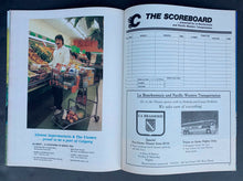 Load image into Gallery viewer, 1984 Olympic Saddledome Division Finals NHL Program Flames Oilers Wayne Gretzky
