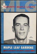 1960 Toronto Maple Leafs Hockey Program Maple Leaf Gardens Gordie Howe NHL VTG