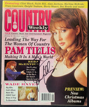 Load image into Gallery viewer, 1995 Pam Tillis Signed Country Weekly Magazine American Country Music Actor Auto
