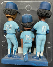 Load image into Gallery viewer, 2015 Toronto Blue Jays Bell+Moseby+Barfield Game Day Giveaway Trio Bobblehead

