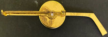 Load image into Gallery viewer, 1948-49 NHL Hockey Harry Taylor Bee Hive Premium Tie Clip Toronto Maple Leafs

