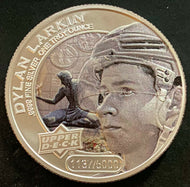 2017 Upper Deck NHL Hockey 1 Troy Oz Silver Coin Dylan Larkin #d 1137/5000