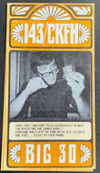 1970 CKFH Radio Survey Record Chart Toronto Music CCR Eddie Holman Feb 5th