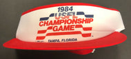 1984 Vintage USFL Football Championship Game Wranglers Stars Snapback Visor