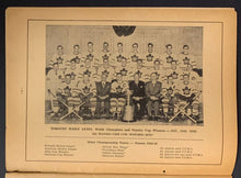Load image into Gallery viewer, 1949 Montreal Forum NHL Hockey Program Canadiens vs Chicago Blackhawks Richard
