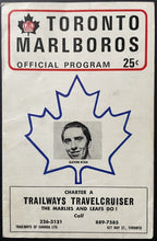 Load image into Gallery viewer, 1970 Maple Leaf Gardens Toronto Marlboros Jr. Hockey Program vs Canadiens
