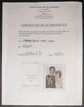 Load image into Gallery viewer, Prince Charles + Diana Princess Of Wales Autographed 1981 Christmas Card JSA LOA
