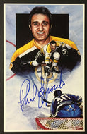 1992 Phil Esposito Signed #7 Legends Hockey Card Boston Bruins NHL Autograph