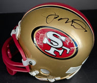 Joe Montana Autographed San Francisco 49ers Mini Helmet NFL Football Signed JSA