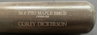 Corey Dickerson Tampa Bay Rays Game Used Cracked Baseball Bat Old Hickory