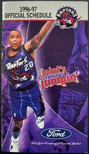 Load image into Gallery viewer, 50th NBA Anniversary Toronto Raptors Full Ticket and Schedule 1996-97 Basketball
