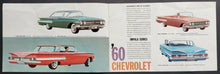 Load image into Gallery viewer, 1960 Vintage Chevrolet Car Dealer Sales Catalog Brochure Advertising Automobile
