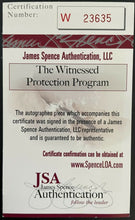 Load image into Gallery viewer, Jim Brown Autographed Stats Jersey Cleveland Browns Signed NFL Football JSA COA
