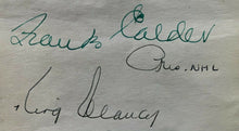 Load image into Gallery viewer, 1930s Vintage Signed NHL Hockey King Clancy Frank Calder 8 Others Autographed
