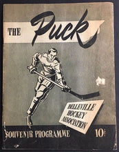 Load image into Gallery viewer, 1953 OHA Junior Playoffs Program Hockey St Mikes Belleville Ontario Bobby Hull
