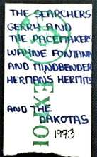 Load image into Gallery viewer, 1973 British Invasion Music Concert Toronto Gerry The Pacemakers Ticket Stub Vtg
