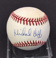 Mike Huff Signed Baseball Autographed MLB Ball American League White Sox