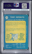 Load image into Gallery viewer, 1969 O-Pee-Chee Tony Esposito #138 Hockey Rookie Card Blackhawks PSA NM 7
