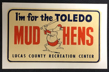 Load image into Gallery viewer, Toledo Mud Hens Lucas County Recreation Center Ohio Baseball Decal Sticker
