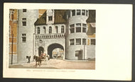 1903 Vintage Postcard Entrance Chateau Frontenac Quebec Detroit Photographic Co