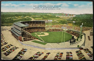 1950's Milwaukee County Stadium MLB Baseball Postcard Braves Vintage Post Card