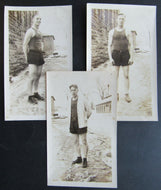 Circa Early 1900s Vintage New York University Athletic Photos (3) Clarkson