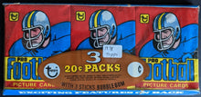 Load image into Gallery viewer, 1978 Topps PRO NFL Football Unopened Set of 3 Wax Pack VTG Sports Trading Cards
