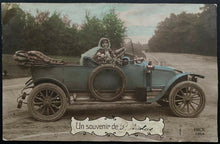Load image into Gallery viewer, c1920 Unposted French Postcard Image Of Vintage Car Post Card Automobile

