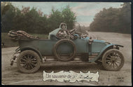 c1920 Unposted French Postcard Image Of Vintage Car Post Card Automobile