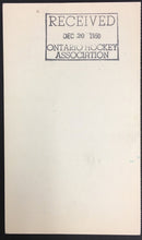 Load image into Gallery viewer, 1950 Windsor Spitfires OHA Players Certificate CAHA Canadian Amateur Hockey
