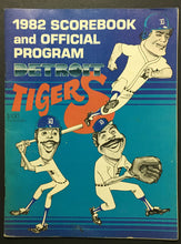 Load image into Gallery viewer, 1982 Tigers Stadium Program Detroit Tigers vs Baltimore Orioles MLB Baseball
