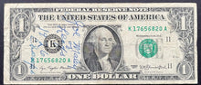 Load image into Gallery viewer, Joe Maley International League Baseball Player Autographed Signed US $1 Bill
