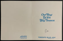 Load image into Gallery viewer, 1979 Toronto Blue Jays Christmas Card Autographed Signed Peter Bavasi MLB VTG
