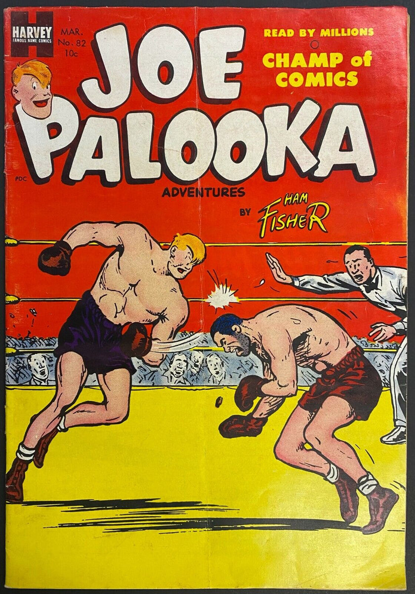 March 1954 Joe Palooka No. 82 Vintage 10 Cent Harvey Comics Boxing Com ...